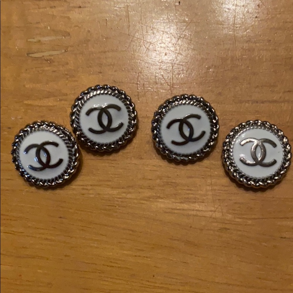 Authentic Chanel buttons (4 piece)